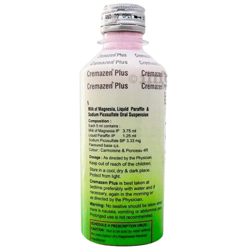 Cremazen Plus Oral Suspension Mint Sugar Free