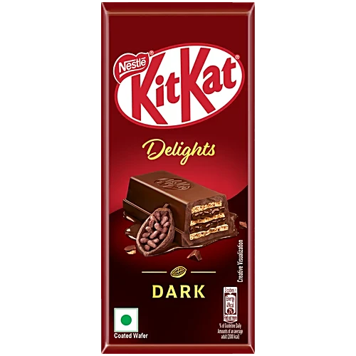 Nestle KitKat Delights Dark Coated Wafer, 50 g