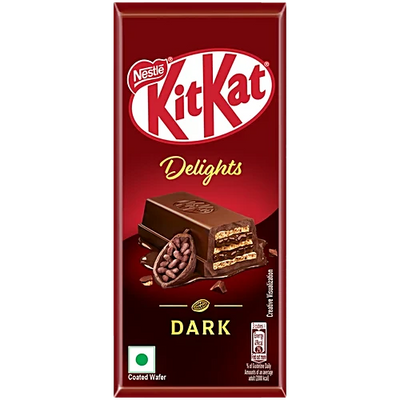Nestle KitKat Delights Dark Coated Wafer, 50 g