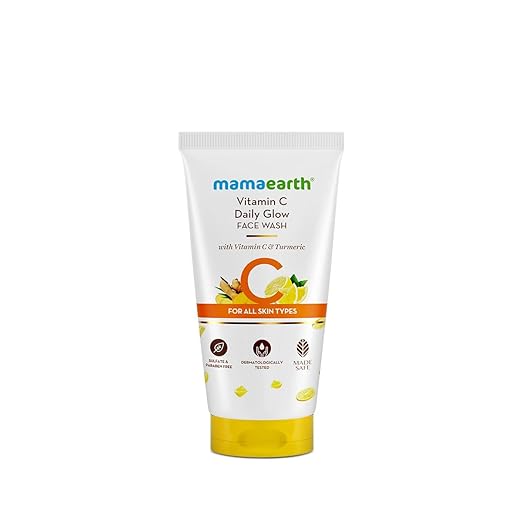 Mamaearth Vitamin C Face Wash with Vitamin C and Turmeric for Skin Illumination - 50 ml