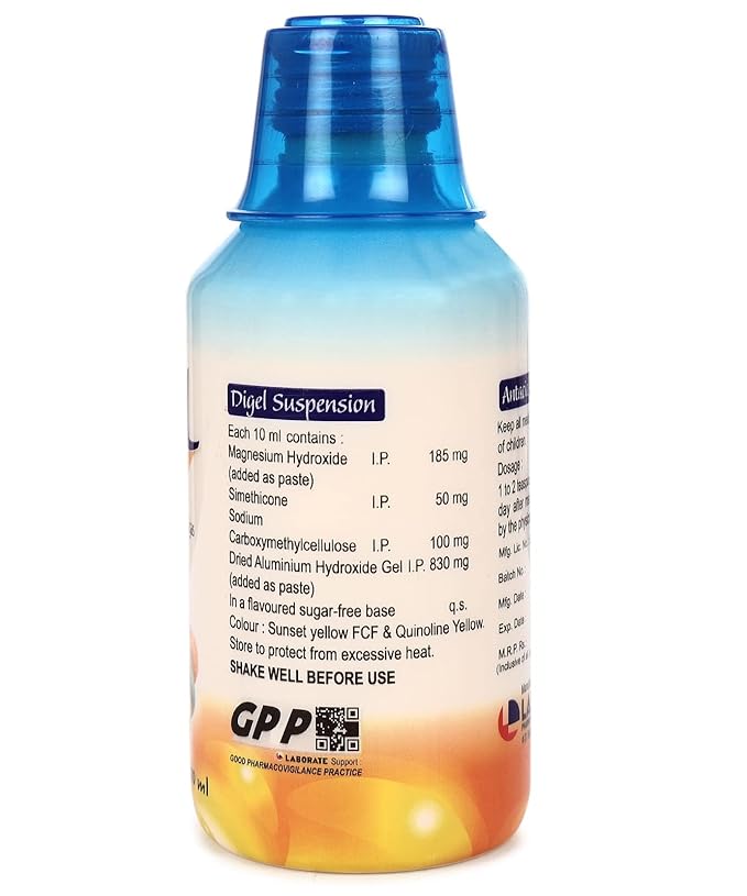 Digel Quick & effective relief for acidity & gas 170ml