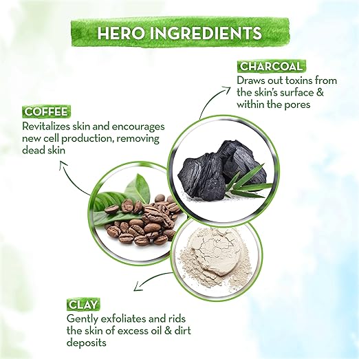 Mamaearth Charcoal Face Wash with Activated Charcoal & Coffee for Oil Control (100ml)