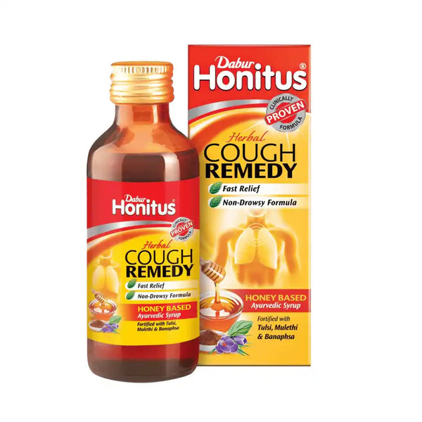 Dabur Honitus Honey Based Ayurvedic Cough Syrup 100ml