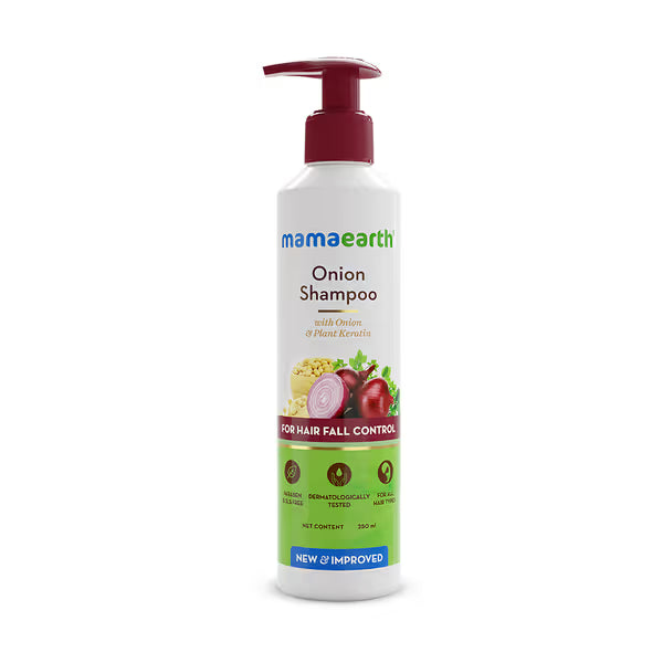 Onion Shampoo with Onion and Plant Keratin for Hair Fall Control - 250ml